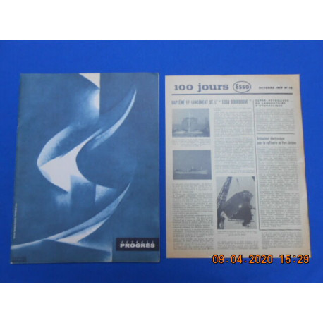 REVUE. Pétrole Progrès. N°43. Oct. 1959