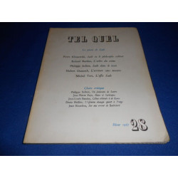 Revue: Tel Quel. La Pensée de SADE. N°28