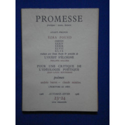 Promesse revue trimestrielle automne-Hiver 1968