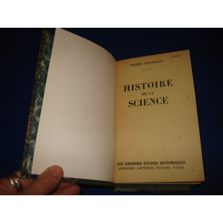 Histoire de la Science