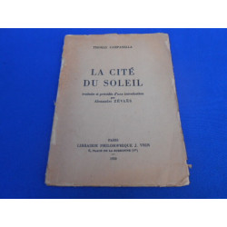La Cité du Soleil traduite et précédée d'une introduction par...