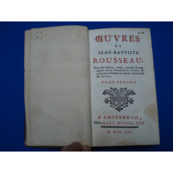 Oeuvres Tome Second