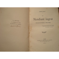 Le Mendiant Ingrat (journal de l'auteur 1892-1895)