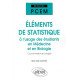 Cours du PCEM : Éléments de statistique à l'usage des étudiants en...