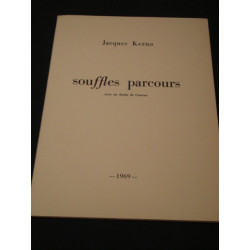 Souffles Parcours . Avec un dessin de l'auteur