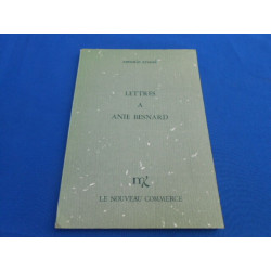 Lettres a Anie Besnard. Etablissement du texte justification de la...