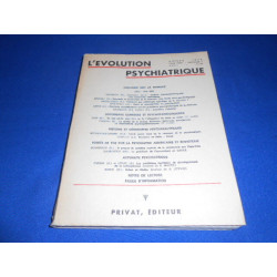 Revue: L'évolution psychiatrique. Tome XXXIX - Fasc. II Av. Juin -...