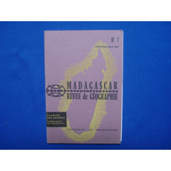 Madagascar. Revue de Géographie