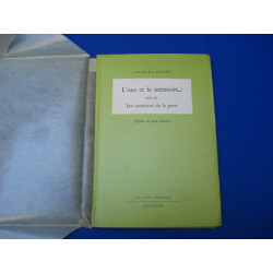 L'Eau et la Mémoire suivi de Les Cicatrices de la Peur. Préface de...