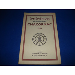 Ephémérides Astronomiques. Chacornac