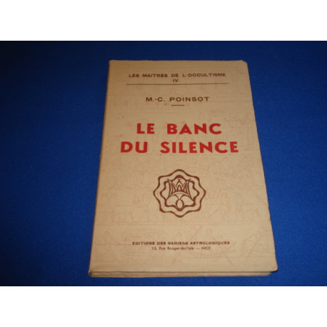 Le Banc du Silence