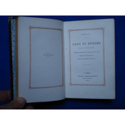 ODES et EPODES Chant Séculaire