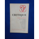 Critique Juin 1973 n°313