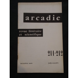 ARCADIE. Revue Littéraire et Scientifique. N° 211-212