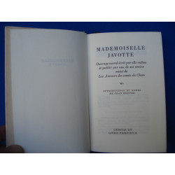 Mademoiselle Javotte : Ouvrage moral écrit par elle-même et...