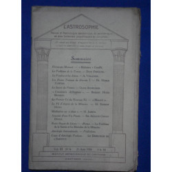 L'Astrosophie. Revue d'Astrologie ésotérique et exotérique et des...