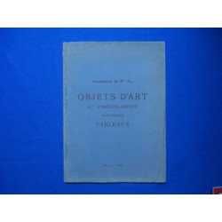 Succession de Mme A... Objets d'Art et d'Ameublement Tapisseries...