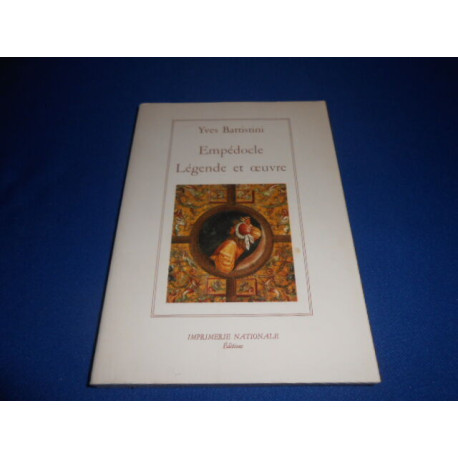 Empédocle Légende et oeuvre