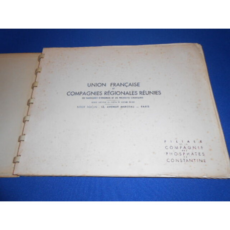 Union Française et Compagnies Régionales Réunies de Fabriques...