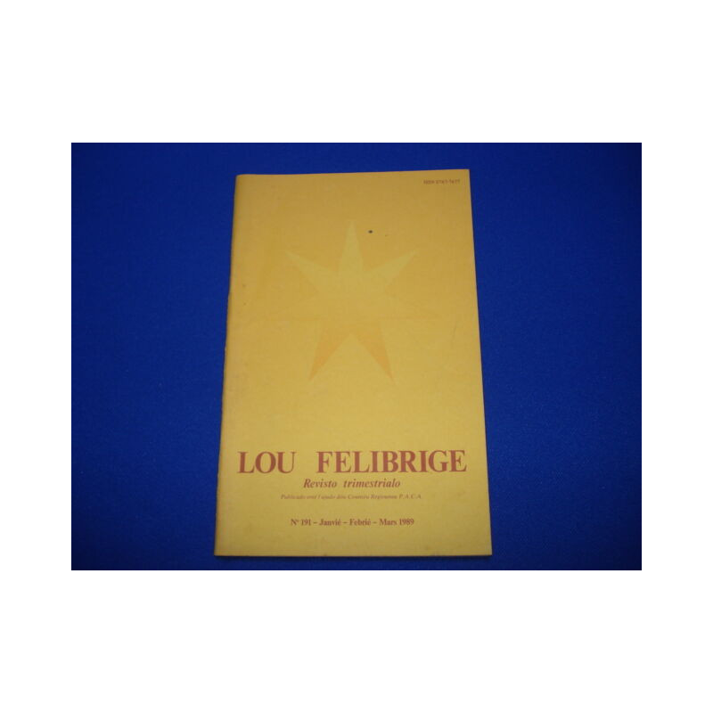 Lou Felibrige. Revisto Trimestrialo. N°192