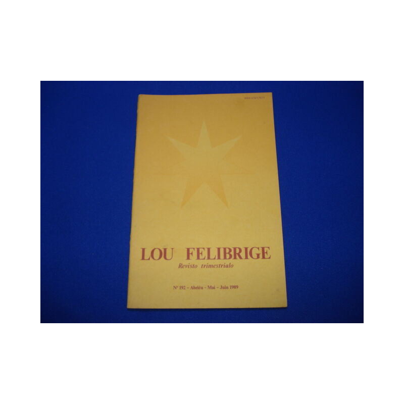 Lou Felibrige. Revisto Trimestrialo. N°190