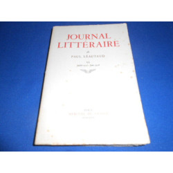 JOURNAL LITTERAIRE. Vol. XII. Mai 1937 - Fevrier 1940