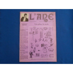 REVUE : L'Ane . Le magazine Freudien. N°26. Un plus le style....