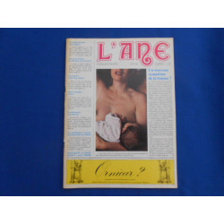 REVUE : L'Ane . Le magazine Freudien. N°2. Un nouveau symptôme de...
