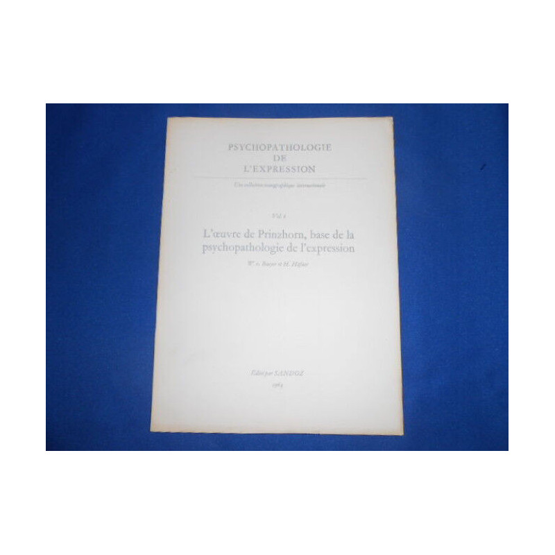 Revue. Psychopathologie de l'expression. Une collection...
