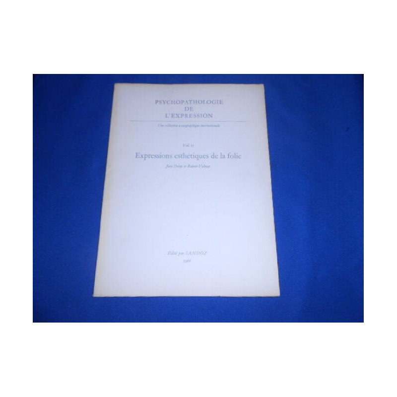 Revue. Psychopathologie de l'expression. Une collection...