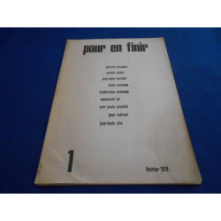 Pour en Finir. N°1