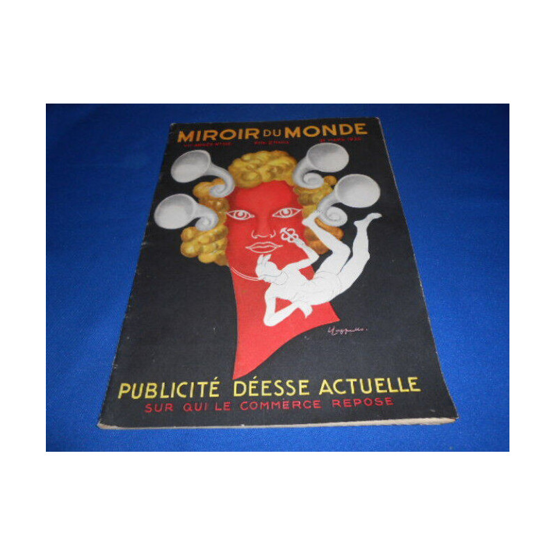 Revue : Miroir du Monde. N°36. 21 Mars 1936. Publicité Déesse...