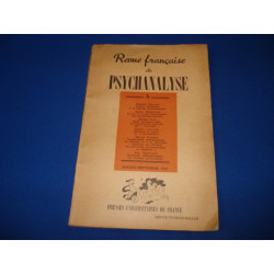Revue Française de psychanalyse N°3 1950 TOME XIV