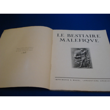 LE BESTIAIRE MALEFIQUE