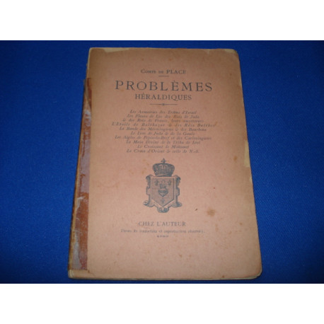 Problèmes Heraldiques. Les Armoiries des Tribus d'Israel. Les...