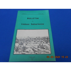 Bulletin de Liaison Saharienne. N°14. Oct 1953
