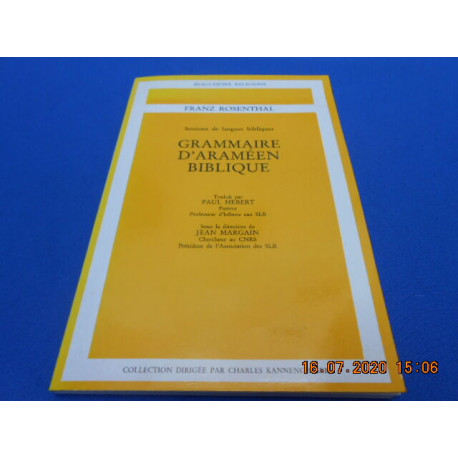 Grammaire d'Araméen Biblique