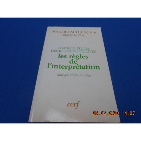 Les Règles de l'Interprétation