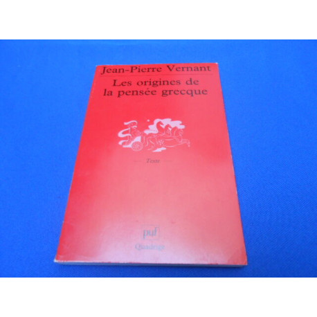 Les Origines de la pensée Grecque