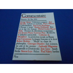 COMMENTAIRE. N° 70 / Eté 1995