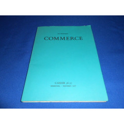 Revue: Le Nouveau Commerce. Cahier 36-37