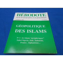 HERODOTE. Revue de géographie et de géopolitique. Geopolitique...