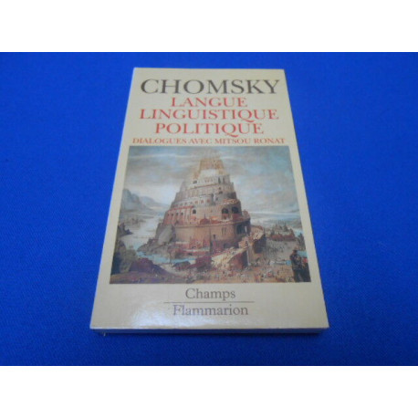 LANGUE LINGUISTIQUE POLITIQUE Dialogues avec Mitsou Ronat