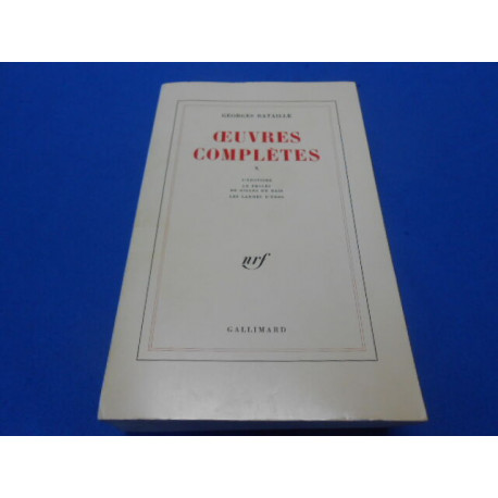 Oeuvres complètes X . L'Erotisme. Le Procès de Gilles de Rais....