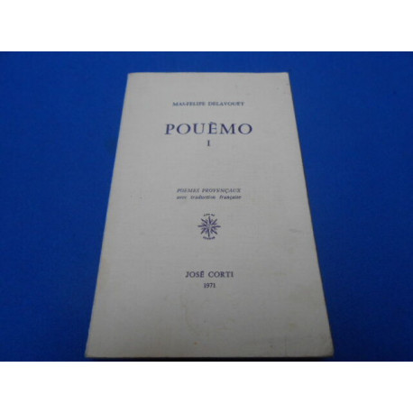 Pouemo .I. Poèmes Provençaux avec traduction Française. [Envoi...
