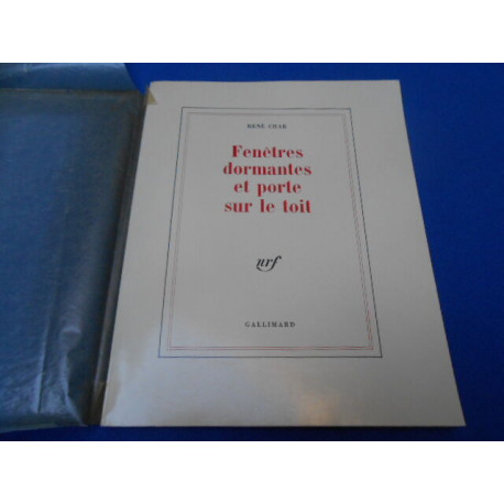 Fenêtres dormantes et porte sur le toit