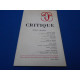 Revue. CRITIQUE. ROMAN JAKOBSON. Mars 1974. N°322