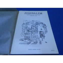 JERUSALEM. Psychanalyse/culture 1989-1900 (5750)