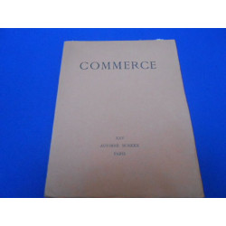 REVUE: Commerce. Cahier XXV (Automne 1930)