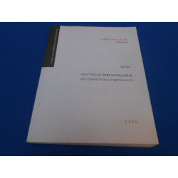 Nouvelle Bibliographie des travaux de Jacques Lacan. THESAURUS...